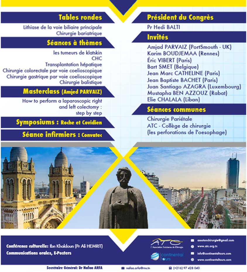 The 40th National Congress of Surgery & 23rd Maghreb Congress of Surgery